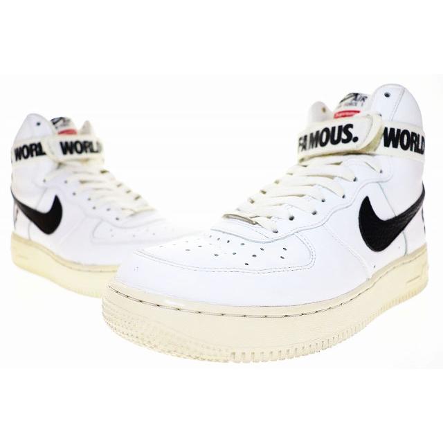 14FW ナイキ エア フォース 1 HIGH シュプリーム SP 白 27cm 楽天市場】14年製 SUPREME × NIKE AIR FORCE 1 HIGH SP 白黒