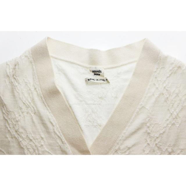 HERMES エルメス 18SS カシミヤ カーディガン SIZE34 86-7714