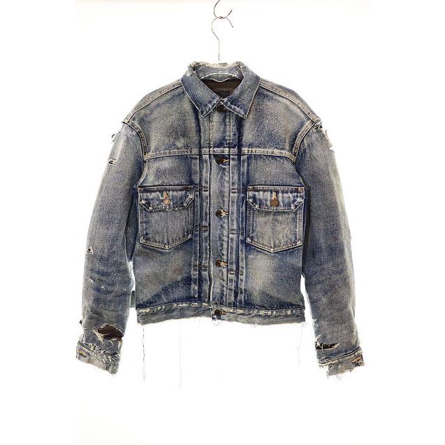 サンローラン パリ SAINT LAURENT PARIS 21AW デストロイ デニム