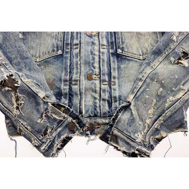 サンローラン パリ SAINT LAURENT PARIS 21AW デストロイ デニム