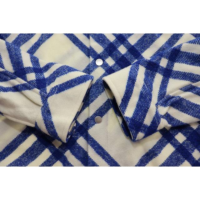 バーバリー　ダニエルリー　アーカイブ　チェック シャツ　ジャケット BURBERRY（バーバリー） BURBERRY ARCHIVE CHECKED BRUSHED WOOLBLEND