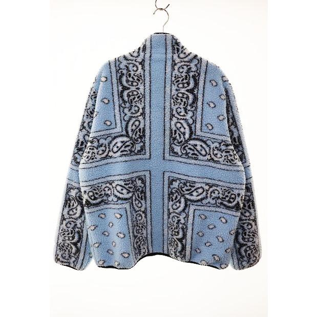 Supreme（シュプリーム） SUPREME 19AW REVERSIBLE BANDANA FLEECE JACKET BLUE L リバーシブル バンダナ フリース ジャケット ボア ブルー ☆AA☆2508 : ブランド古着販売のベクトル - 通販 - Yahoo!ショッピング | Supreme Reversible Bandana Fleece Jacket | ブルゾン