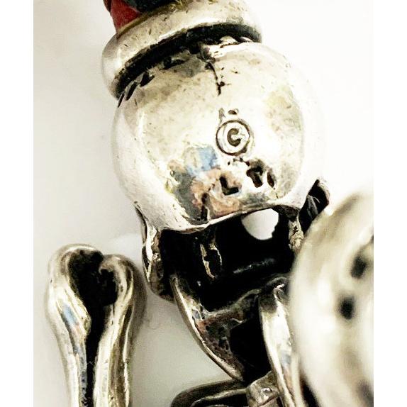 Leathers and Treasures　ラージスカルレザーブレスレット レザーズ＆トレジャーズ LEATHERS AND TREASURES ラージスカル