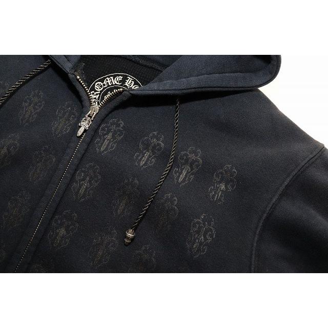 CHROME HEARTS クロムハーツ ダガー プリント ジップアップ
