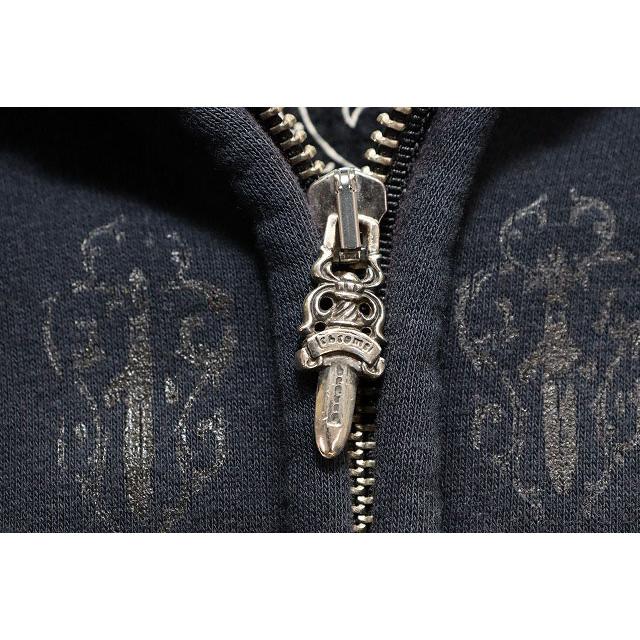 CHROME HEARTS (クロムハーツ) ダガージップ ニットジャケット Chrome Hearts - CHROME HEARTS クロムハーツ セメタリークロス