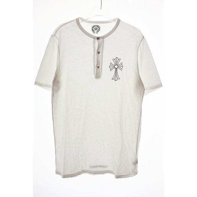 CHROME HEARTS クロムハーツ ヘンリーネック クロスボールボタン