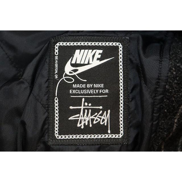 NIKE（ナイキ） × STUSSY STRIPED WOOL JACKET BLACK L DR4023-010