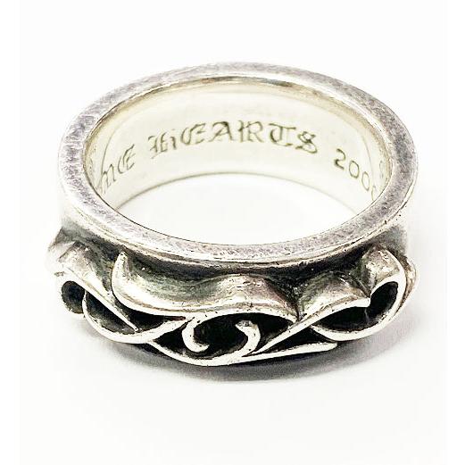 크롬 하트 CHROME HEARTS DBL NARROW VINE BAND 17호 더블 좁은 바인 밴드 링 실버 925 반지☆AA★▲ 250802