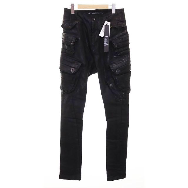 ユリウス JULIUS 24SS TROUSERS 10．5oz STRETCH DENIM PLASTER サイズ