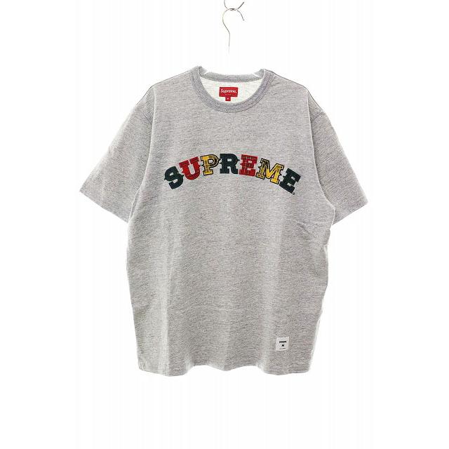 【中古】シュプリーム SUPREME 20AW PLAID APPLIQUE S GREY M プレイド アップリケ フロントロゴ ☆AA★250823 Supreme（シュプリーム） SUPREME 20AW PLAID APPLIQUE S GREY M