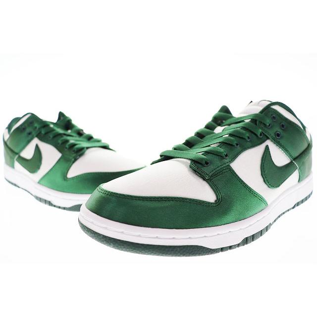 NIKE（ナイキ） NIKE WMNS DUNK LOW ESS SNKR WHITE TEAM GREEN 29cm 