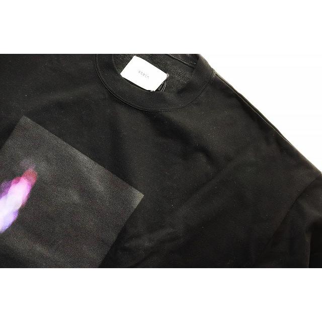 【中古】シュタイン stein OVERSIZED LONG SLEEVE TEE BLACK M ST.727 オーバーサイズ ロンT プリント ●■250728 シュタイン stein OVERSIZED LONG SLEEVE TEE BLACK M ST.727 オーバー