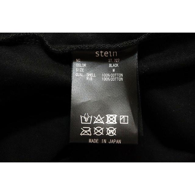 シュタイン stein OVERSIZED LONG SLEEVE TEE BLACK M ST.727 オーバー