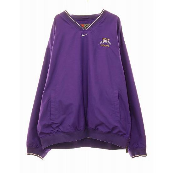 NIKE ナイキ 90s ナイロンプルオーバー XXLサイズ ジャケット パープル