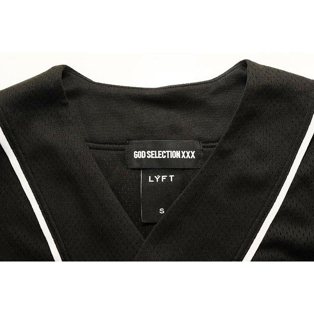 LYFT × XXX LIMITED BASEBALL SHIRT BLACK S M-TS-1262 リフト