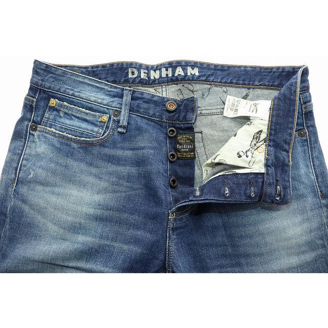 【中古】デンハム DENHAM RAZOR GREB SLIM FIT CANDIANIDENIM W33 L32 レイザー カンディアーニ デニム パンツ 250811 デンハム DENHAM RAZOR GREB SLIM FIT CANDIANIDENIM W33 L32 レイザー