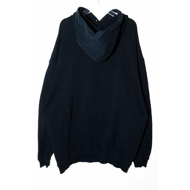 BALENCIAGA（バレンシアガ） BALENCIAGA BB LOGO PRINTED HOODIE BLACK