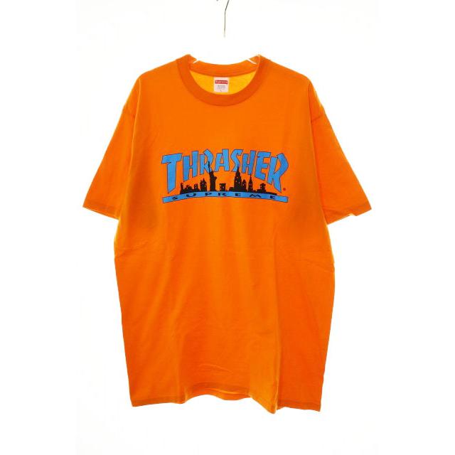 Supreme（シュプリーム） × THRASHER 21AW SKYLINE TEE ORANGE L 