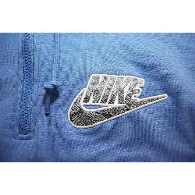 Supreme（シュプリーム） × NIKE HALF ZIP HOODED SWEAT SHIRT BLUE L
