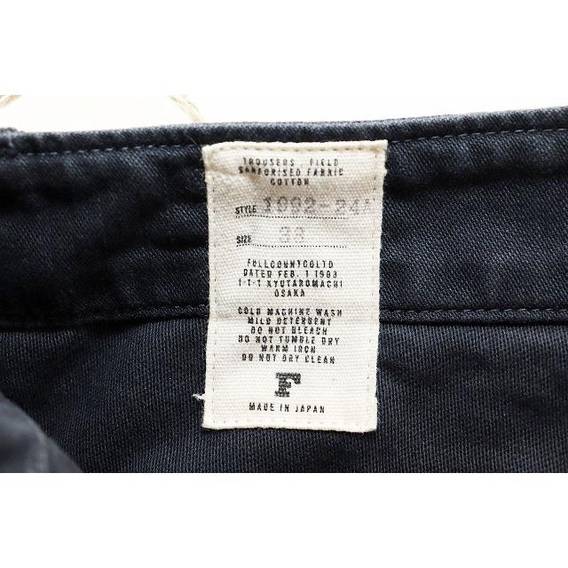 【中古】フルカウント FULLCOUNT UTILITY TROUSERS BLACK W38 1992-24A ユーティリティートラウザーズ ■250807 フルカウント FULLCOUNT UTILITY TROUSERS BLACK W38 1992-24A