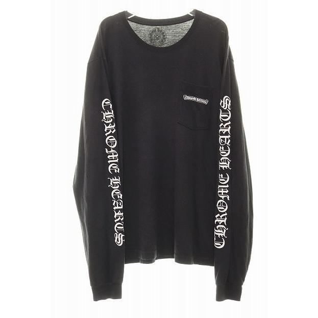 【中古】クロムハーツ CHROME HEARTS CH SCROLL LABEL FUCKYOU L/S TEE アーム プリント 長袖 Tシャツ ☆AA★ 250920 CHROME HEARTS（クロムハーツ） CHROME HEARTS CH SCROLL LABEL