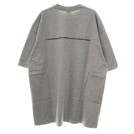 バックチャンネル BACK CHANNEL LOGO TEE GREY XXL ロゴ プリント T