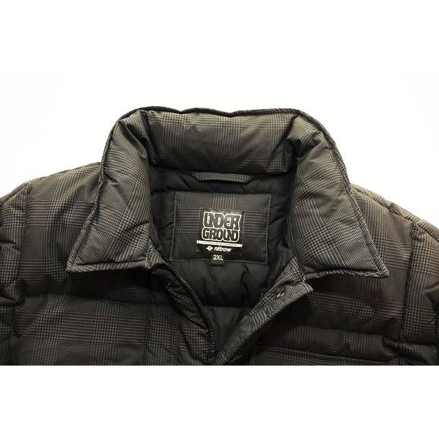 nitrow DOWN JACKET GREY 2XL NW042-JK15 ナイトロウ ダウン