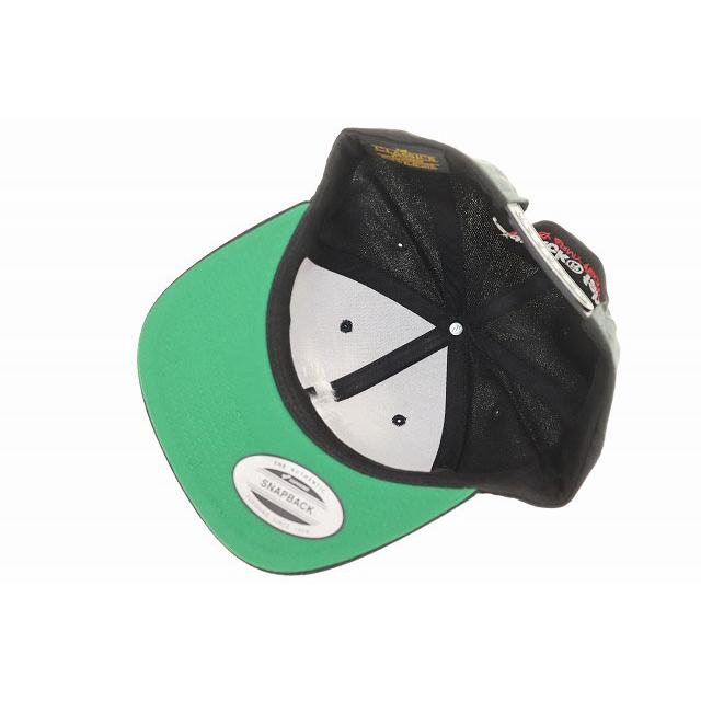 raidback fabric × backchannel キャップ BACK CHANNEL RAIDBACK FABRIC SNAPBACK CAP BLACK バックチャンネル
