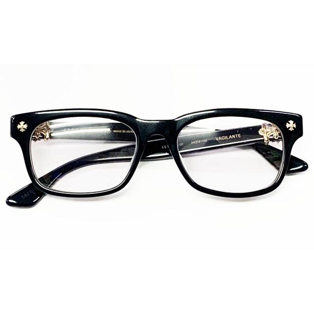 CHROME HEARTS クロムハーツ VAGILANTE BLACK × GOLD メガネ  