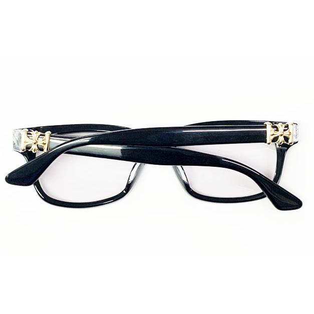 CHROME HEARTS クロムハーツ VAGILANTE BLACK × GOLD メガネ  
