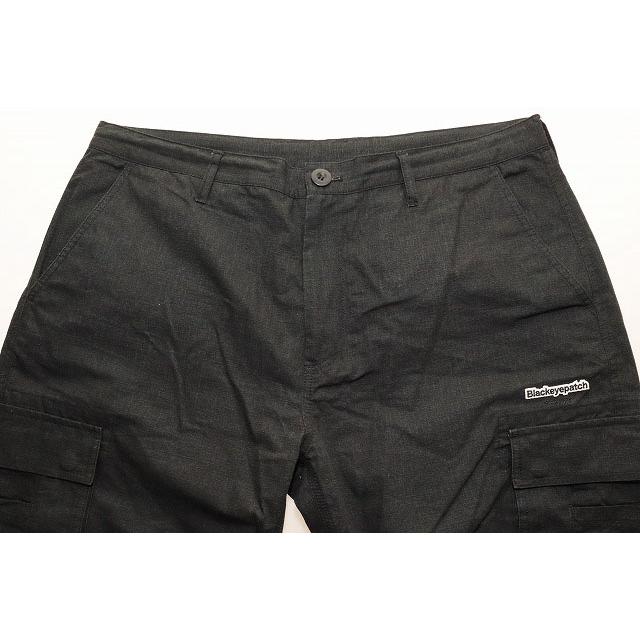 新品 Black Eye Patch BAGGY CARGO PANTS 黒 M ブラックアイパッチ THE BLACK EYE PATCH リップストップ カーゴパンツ