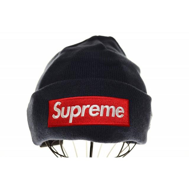 ポ*年様 Supreme 24W ニューエラ　ボックスロゴ　ビーニー　ネイビー Supreme（シュプリーム） × NEW ERA 24AW BOX LOGO BEANIE NAVY