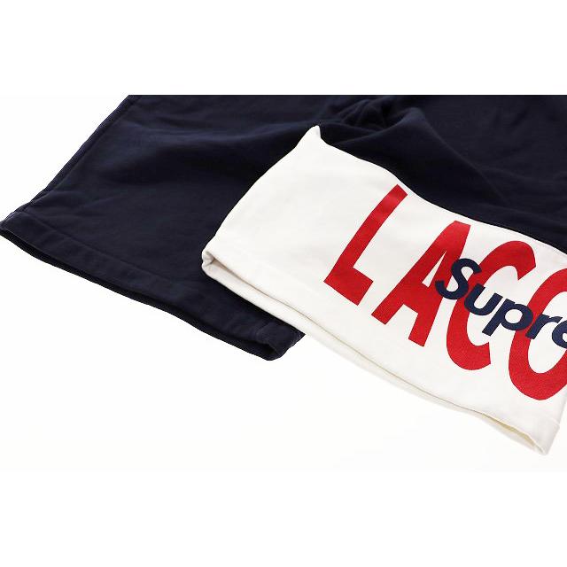 Lacoste Supreme ロゴ ショートパンツM 送料無料 シュプリーム SUPREME ラコステ ライブ Lacoste L VE コラボ