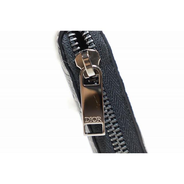【中古】ディオール Dior ロングジップウォレット ディオールオブリーク グラビティ レザー 財布 ☆AA★▲■251024 ディオール Dior ロングジップウォレット ディオールオブリーク