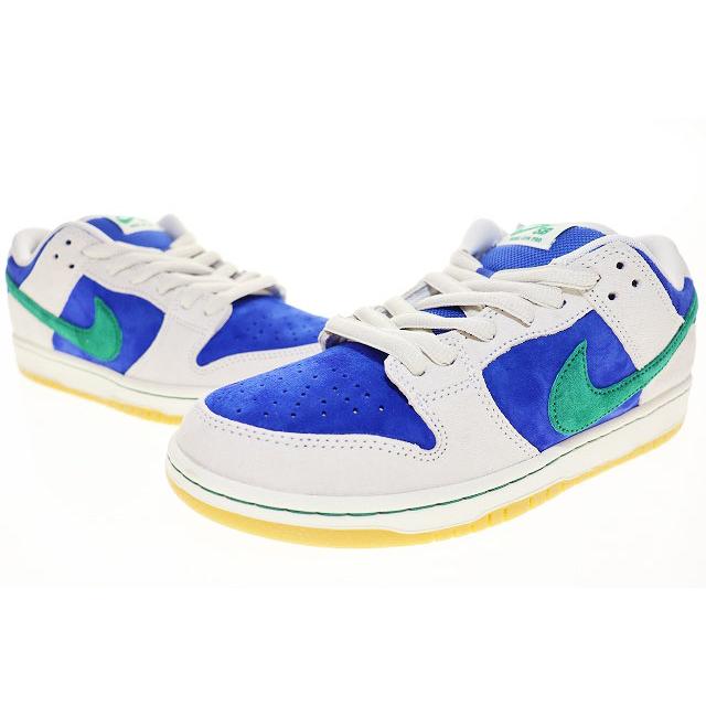 【中古】ナイキ エスビー NIKE SB DUNK LOW Phantom Malachite Hyper  スニーカー シューズ 27cm 白 ホワイト NIKE（ナイキ） NIKE SB DUNK LOW PRO PHANTOM MALACHITE HYPER ROYAL