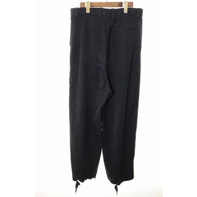 【中古】バレンシアガ BALENCIAGA テーパード スーツ スラックス パンツ Mサイズ 699005 TJT3 ブラック ☆AA★251001 BALENCIAGA（バレンシアガ） テーパード スーツ スラックス パンツ M