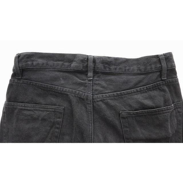 オーラリー AURALEE SELVEDGE LIGHT DENIM PANTS BLACK 3 A23SP02SD 