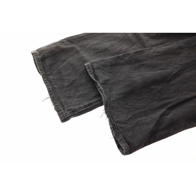 オーラリー AURALEE SELVEDGE LIGHT DENIM PANTS BLACK 3 A23SP02SD 