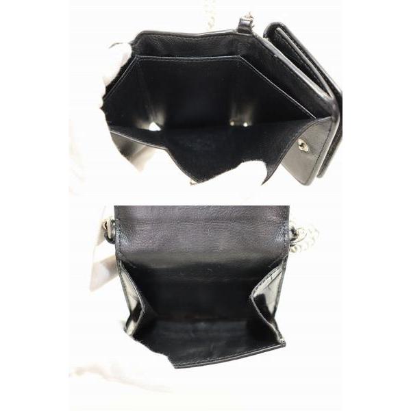 【中古】バレンシアガ BALENCIAGA 22SS MINI CHAIN WALLET BLACK 618145 ミニ チェーン ウォレット ブラック 財布 BALENCIAGA（バレンシアガ） BALENCIAGA 22SS MINI CHAIN WALLET BLACK