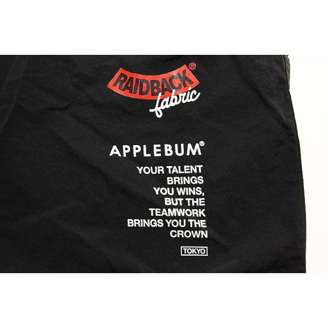 アップルバム APPLEBUM × CRSB RAIDBACK FABRIC NYLON PANTS BLACK XL
