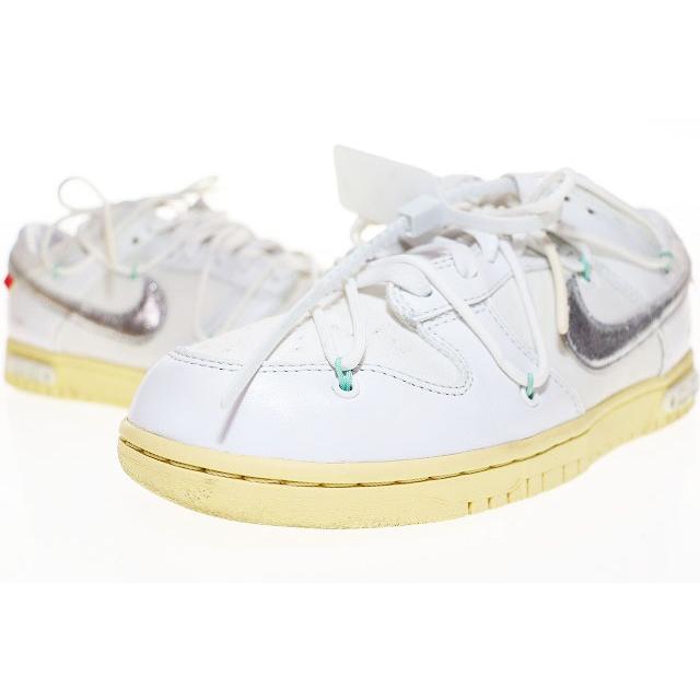 NIKE（ナイキ） × OFF-WHITE DUNK LOW 1 OF 50 WHITE 1 27.5cm