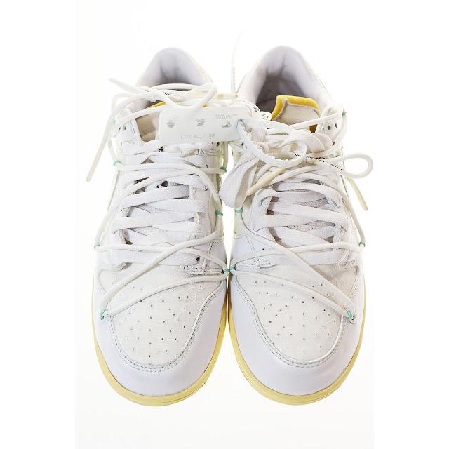 NIKE（ナイキ） × OFF-WHITE DUNK LOW 1 OF 50 WHITE 1 27.5cm