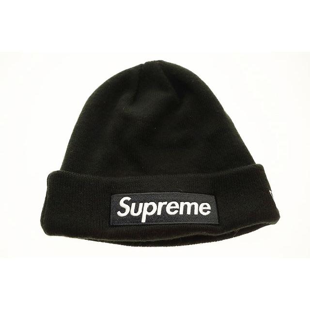Supreme（シュプリーム） × NEW ERA 23AW BOX LOGO BEANIE BLACK
