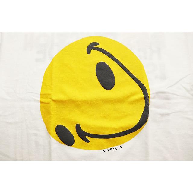 レディメイド READYMADE COLLAPSED FACE TEE WHITE L RE-CO-WH-00-00