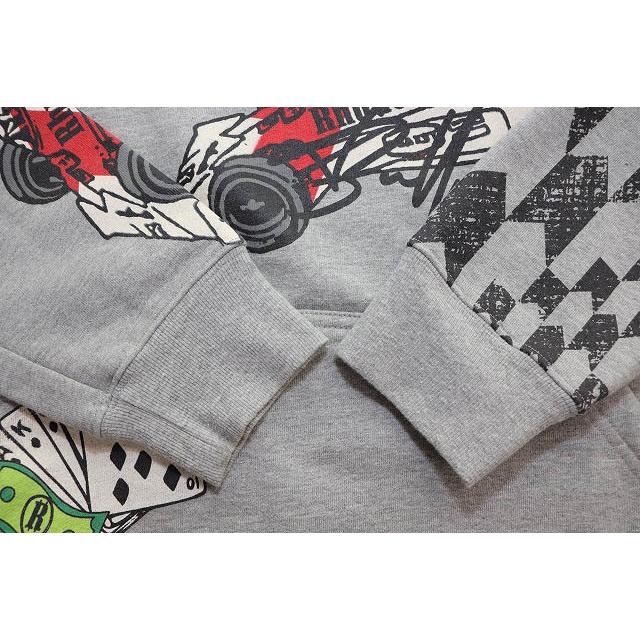 ルード RHUDE DOODLE HOODIE GREY L ドゥードゥル フーディ プル