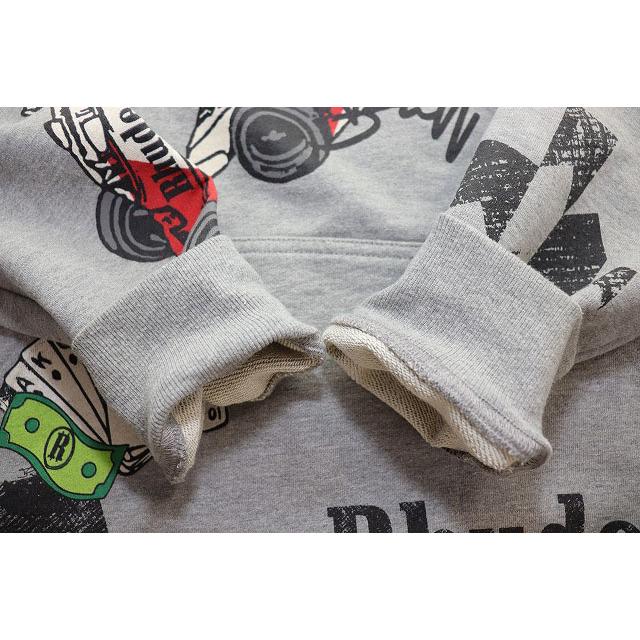 ルード RHUDE DOODLE HOODIE GREY L ドゥードゥル フーディ プル 