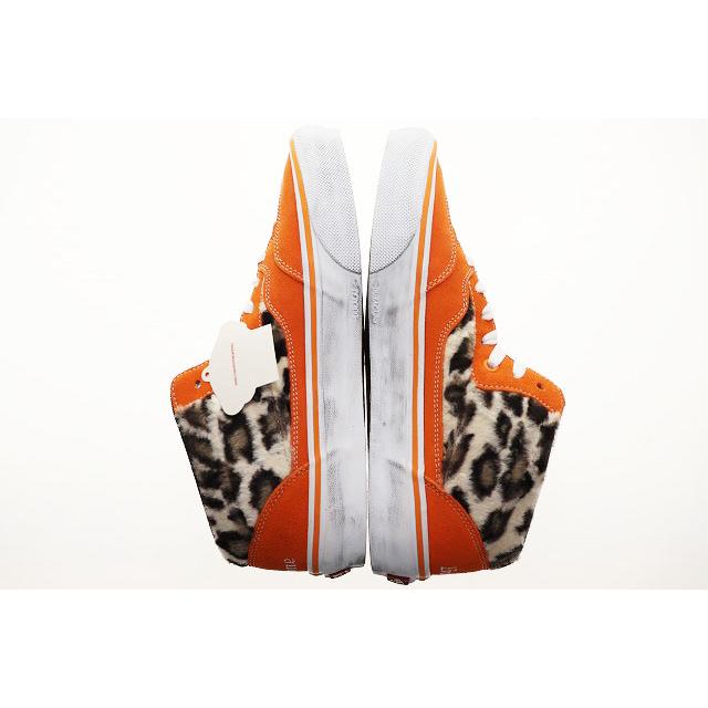 VANS（ヴァンズ） バンズ × SUPREME SKATE HALF CAB 92 LEOPARD ORANGE
