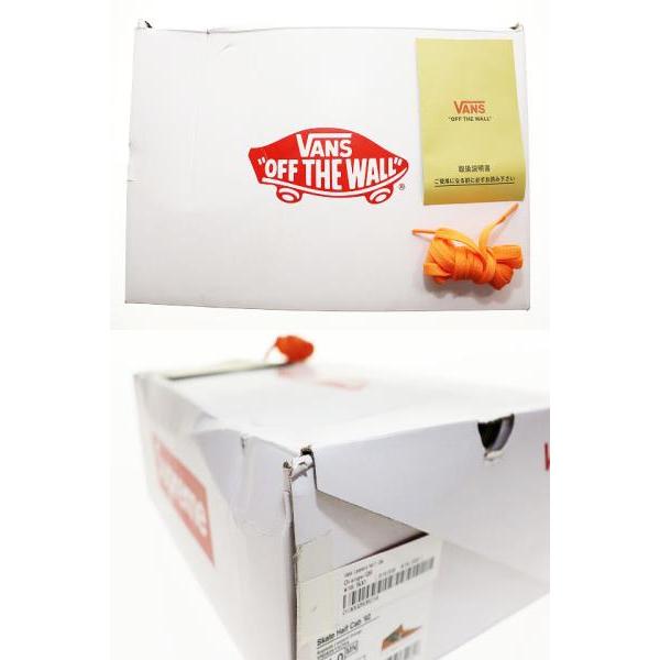VANS（ヴァンズ） バンズ × SUPREME SKATE HALF CAB 92 LEOPARD ORANGE