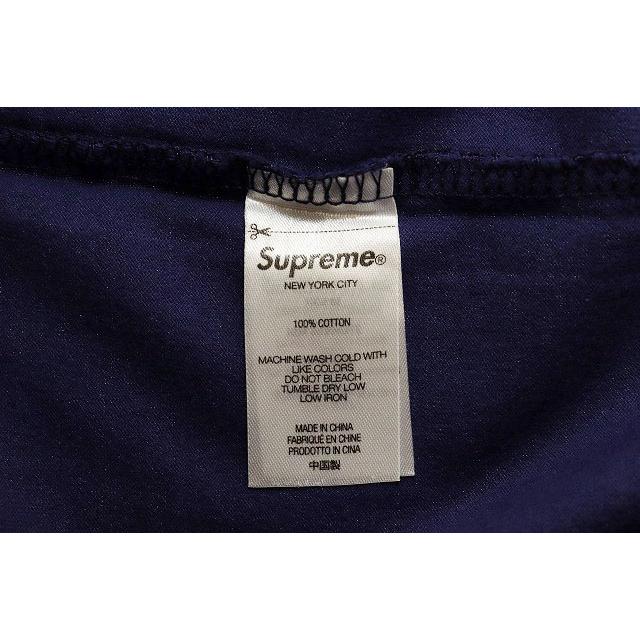 Supreme（シュプリーム） SUPREME GONZ NAMETAG S/S TOP NAVY XL