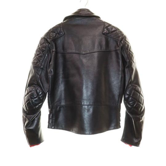 トリプルシックス 666 ダブル ライダース レザー ジャケット ブラック